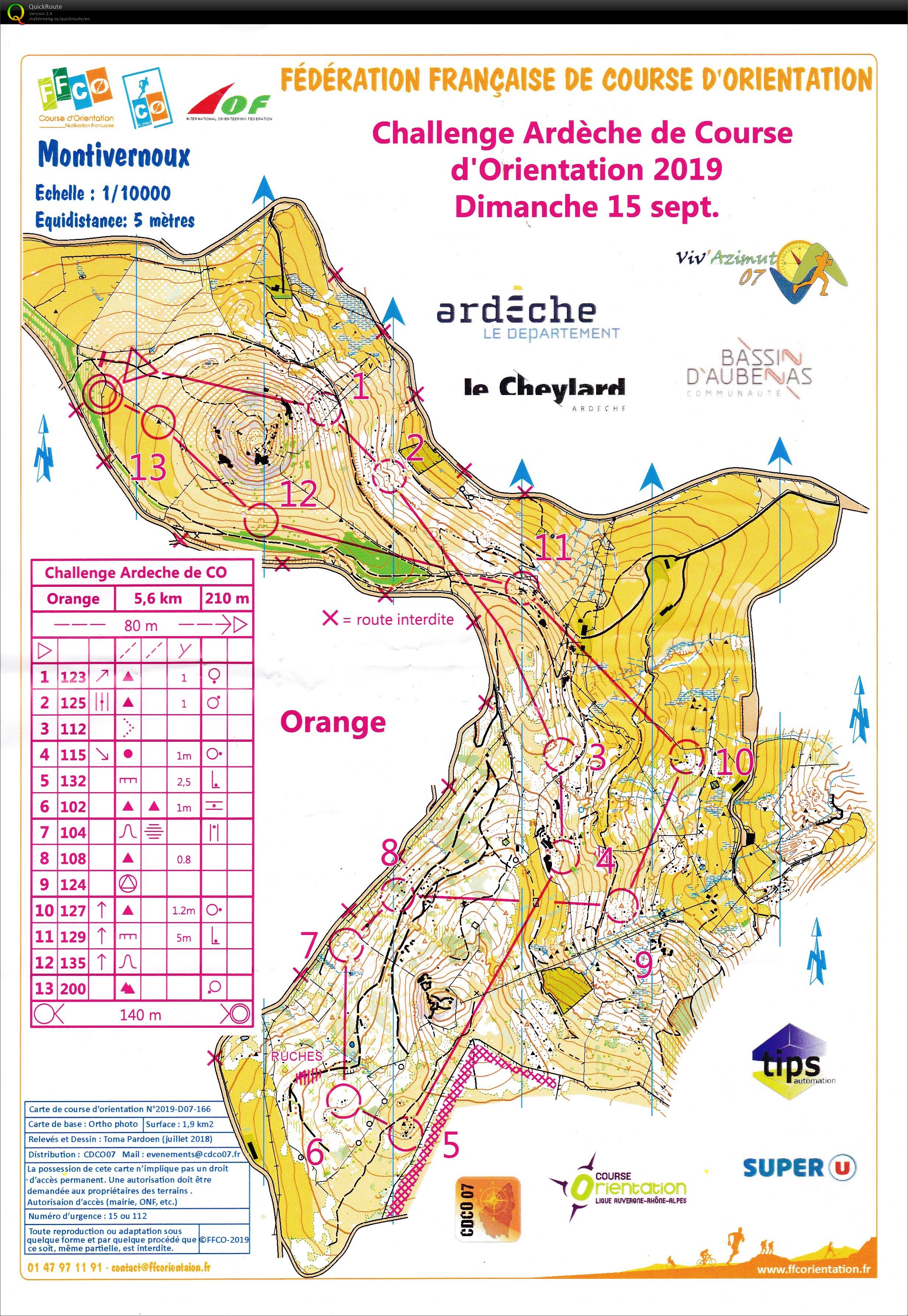 Challenge Ardèche (15/09/2019)