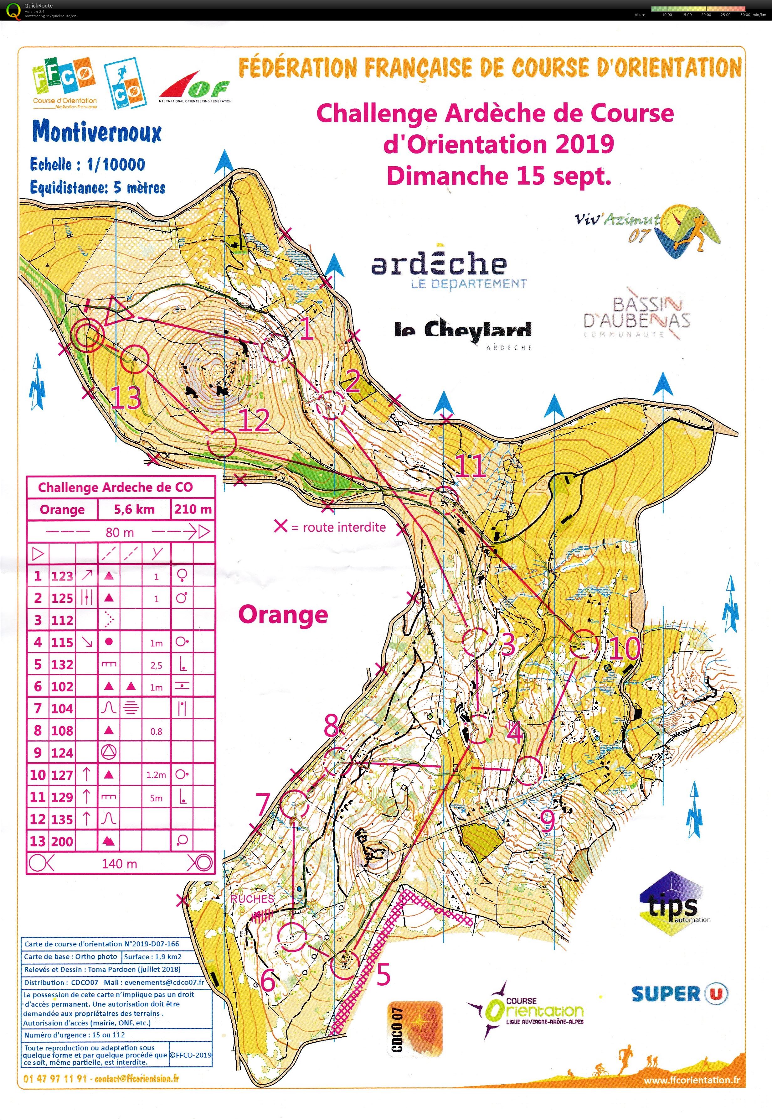 Challenge Ardèche (15/09/2019)