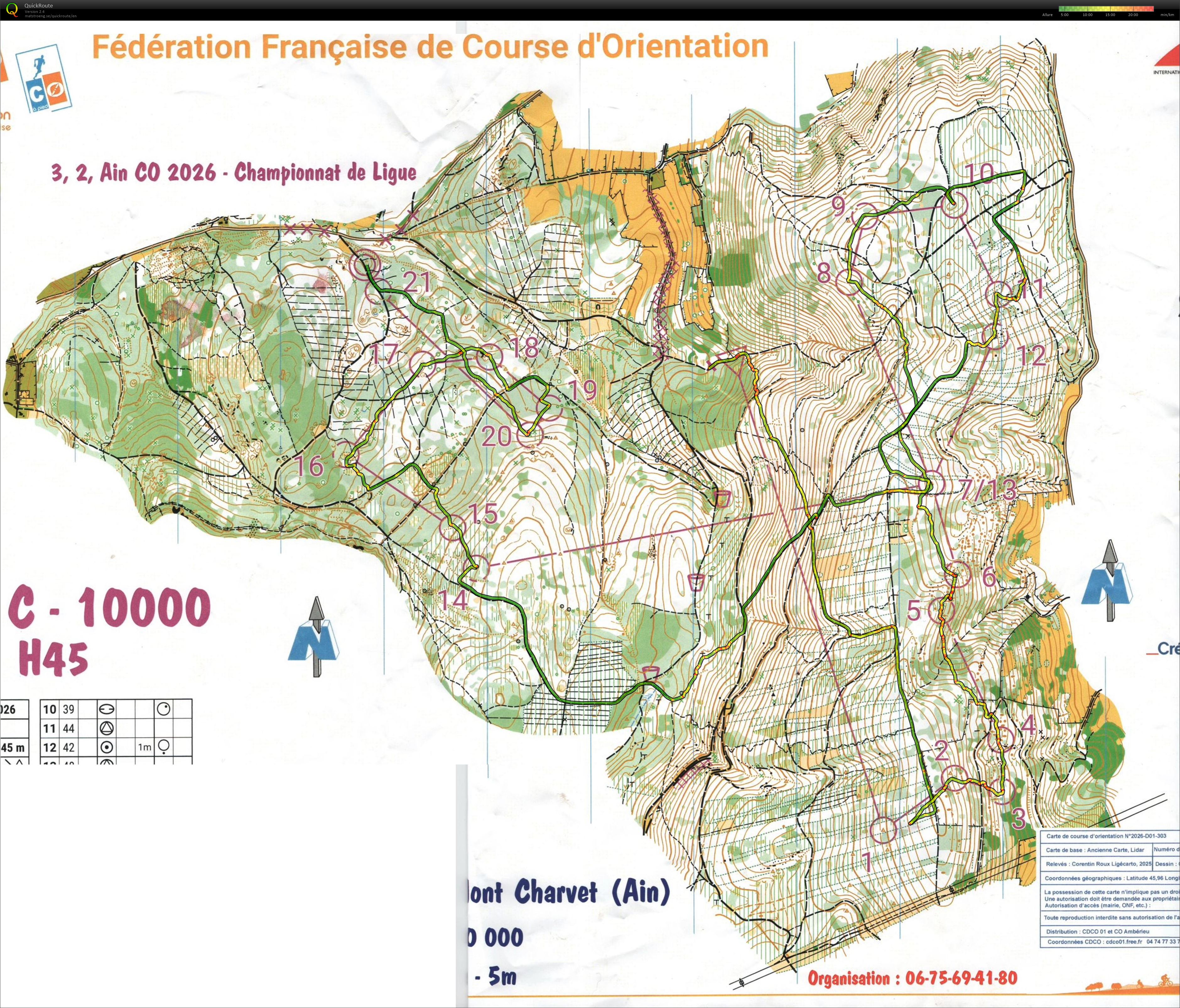 Championnat de ligue longue distance à Ambérieu (06-04-2026)